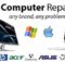 A computer repair technician is a person who repairs and maintains computers and servers