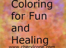 Coloring is great for fun and healing