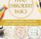 Hand Embroidery Tips and Tricks