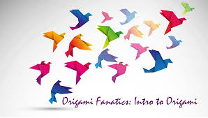 Origami is the traditional Japanese art or technique of folding paper into a variety of decorative forms