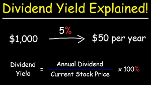 Check out the dividend yield and payment 